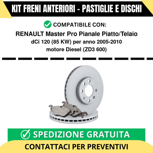 Kit freni anteriori pastiglie - kit,