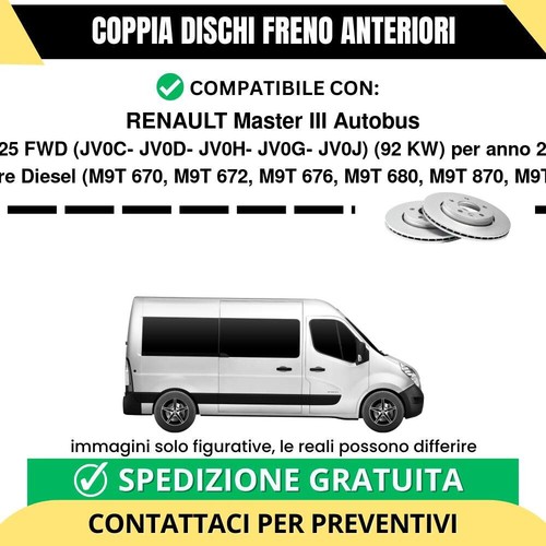 Coppia dischi freno anteriori - dischi,
