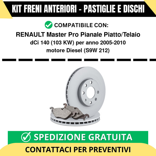 Kit freni anteriori pastiglie - kit, (pastiglie