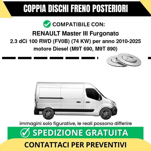 Coppia dischi freno posteriori - dischi,