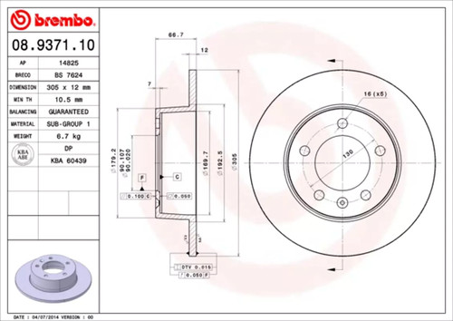 Set freni disco brembo - set, a