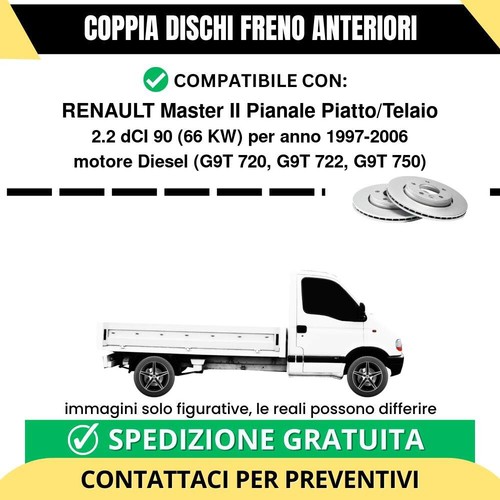 Coppia dischi freno anteriori - dischi,